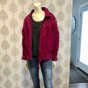 Vintage Leather  Bomber jacket